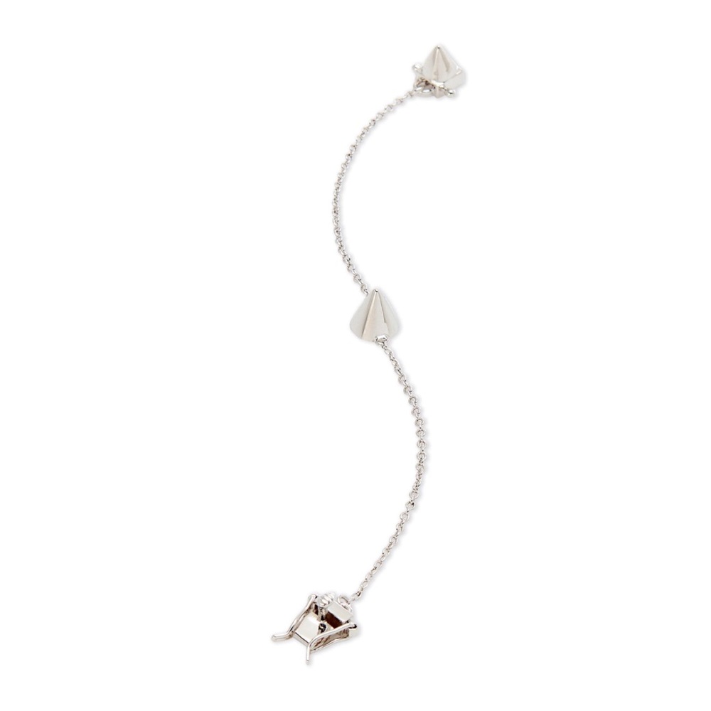 Eddie Borgo Silver Single Cone Bracelet